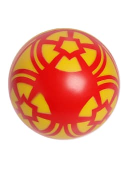 Мяч резиновый, диаметр 20 см, цвета МИКС