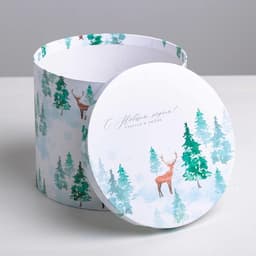 Набор подарочных коробок 5 в 1 «Европейский», 13×14 ‒ 19.5×22 см, Новый год