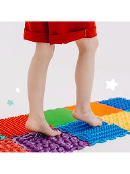 Модульный массажный коврик ОРТОДОН, набор №8 «Лесная тропинка», 8 шт.