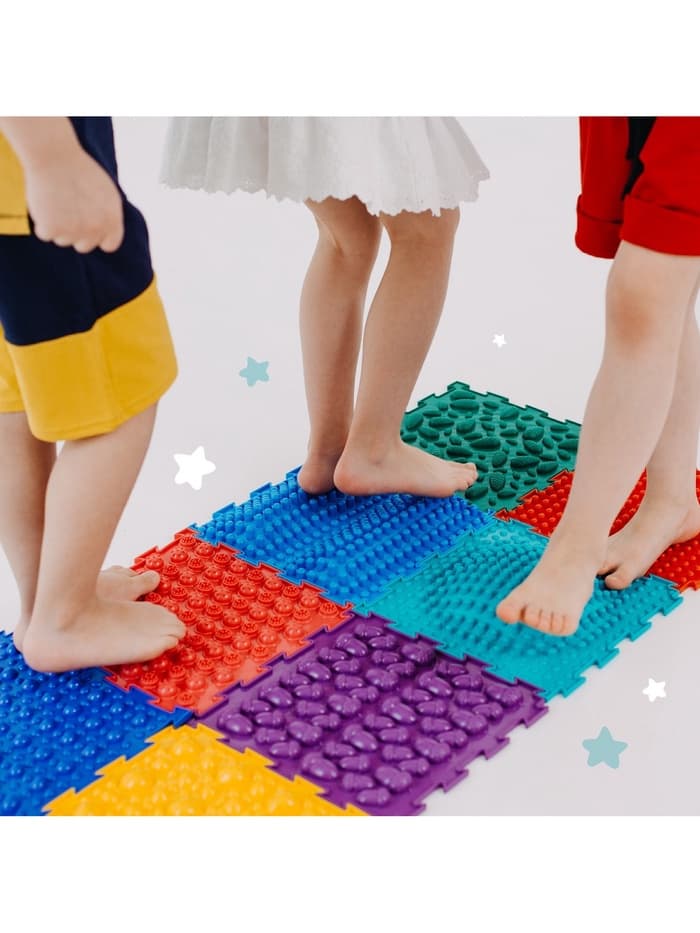 Модульный массажный коврик, набор №10 «Ассорти», 10 шт.