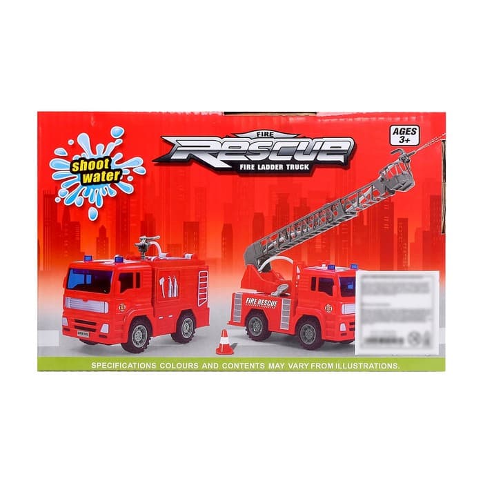 Машина инерционная «Пожарная», стреляет водой, 1:20
