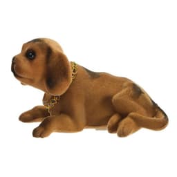 Игрушка на панель автомобиля «Собака качающая головой» коричневая