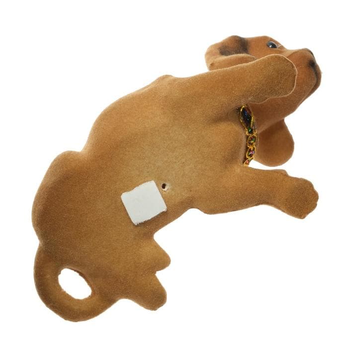 Игрушка на панель автомобиля «Собака качающая головой» коричневая