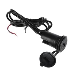 Зарядное устройство на руль мотоцикла, USB, 2.1 А, 24 В, провод 110 см