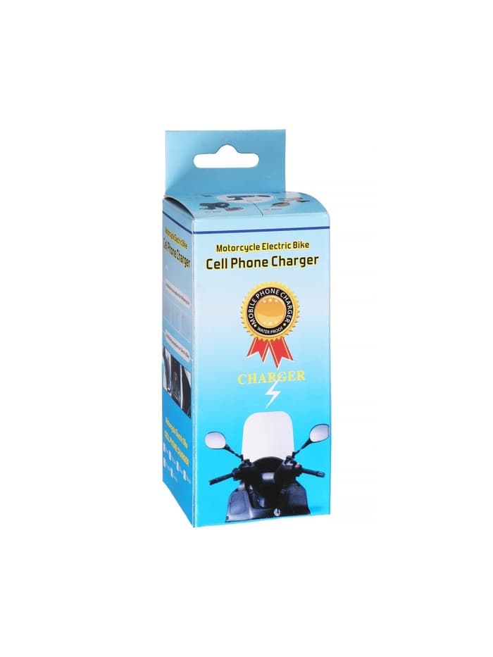Зарядное устройство на руль мотоцикла, USB, 1.5 А, 24 В, провод 120 см