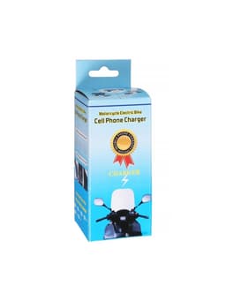 Зарядное устройство на руль мотоцикла, USB, 1.5 А, 24 В, провод 120 см