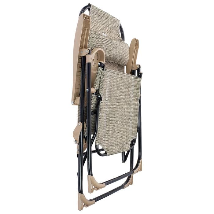 Кресло - шезлонг Nika, с полкой, 82×70×116 см, цвет ротанг