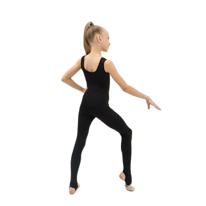 Комбинезон для гимнастики и танцев Grace Dance, размер 36, чёрный
