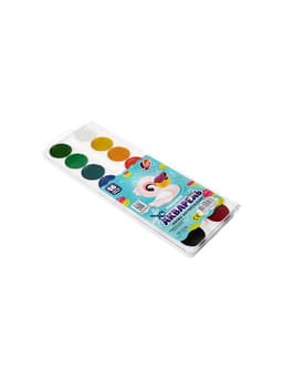 Акварель «Луч. ZOO», 16 цветов, без кисти