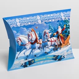 Коробка складная фигурная «С Новым годом», 19×14×4 см