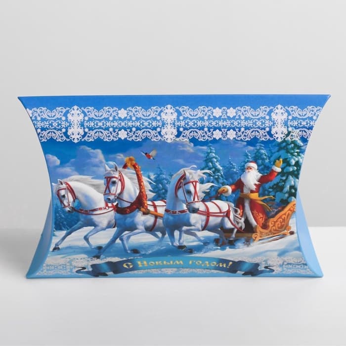 Коробка складная фигурная «С Новым годом», 19×14×4 см