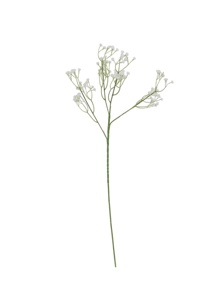Цветы искусственные «Ветка гипсофилы», 1×53 см, белые