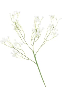 Цветы искусственные «Ветка гипсофилы», 1×53 см, белые