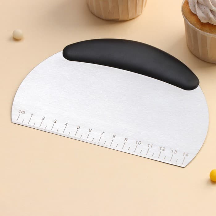 Шпатель кондитерский с размерной линейкой, 16×11.5 см