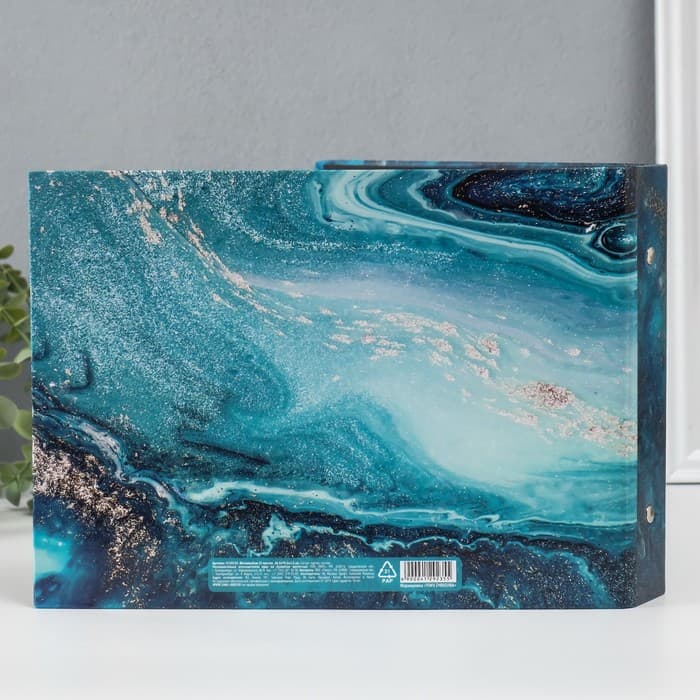 Фотоальбом на кольцах 25 листов Keep memories «Классика морская пыль», с уголками, 27×19 см