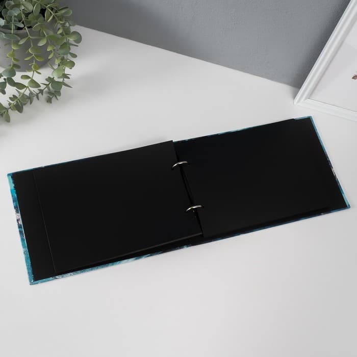 Фотоальбом на кольцах 25 листов Keep memories «Классика морская пыль», с уголками, 27×19 см