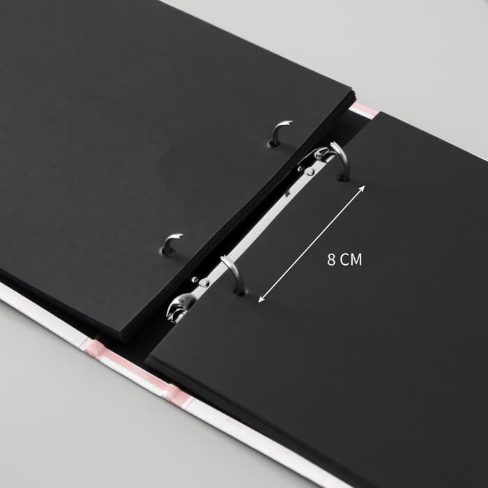 Фотоальбом на кольцах 25 листов «Beautiful moment сердце», с уголками, 27×19 см