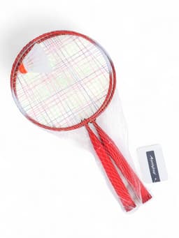 Набор для игры в бадминтон ONLYTOP: 2 ракетки, волан, цвет МИКС