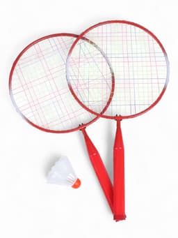 Набор для игры в бадминтон ONLYTOP: 2 ракетки, волан, цвет МИКС