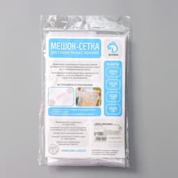 Мешок для стирки белья Доляна, 40×50 см, мелкая сетка, белый