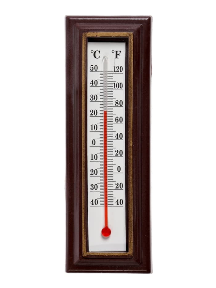 Термометр комнатный Luazon, спиртовой, коричневый