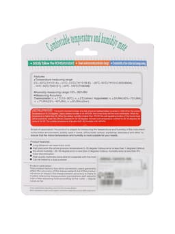 Термометр уличный, механический, гигрометр, круглый, металлический