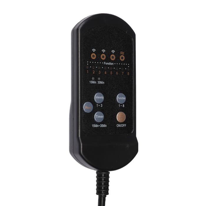 Массажная накидка для спины Luazon LEM-22, таймер 15/30 мин, 8 видов массажа, 220/12 В