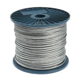 Трос стальной ТУНДРА krep, структура 6×7+FC, 4 мм, в катушке 200 м