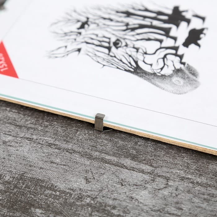 Стеклянная фоторамка для фото 15×20 см «Клип»