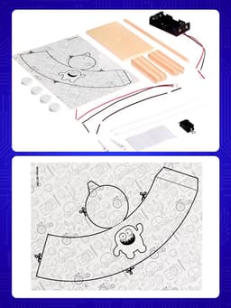 Электронный конструктор «Настольная лампа», работает от батареек