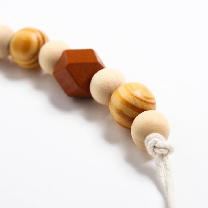 Держатель для соски - пустышки «Мишка», деревянный