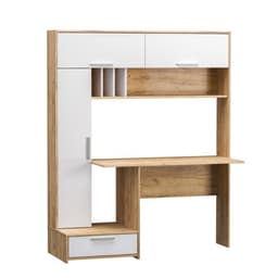 Стол письменный «Лайт», 1500×570×1800 мм, цвет дуб крафт золотой/белый премиум