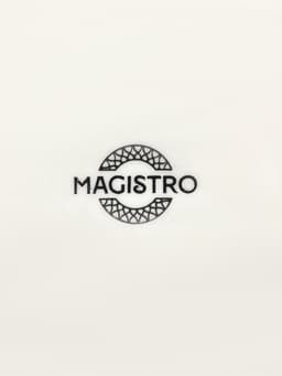 Блюдо Magistro «Лист Бланш», 31×22×3.5 см, фарфор, белое