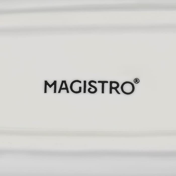 Блюдо Magistro «Рыбка», 35×7.5×2.5 см, фарфор, белое