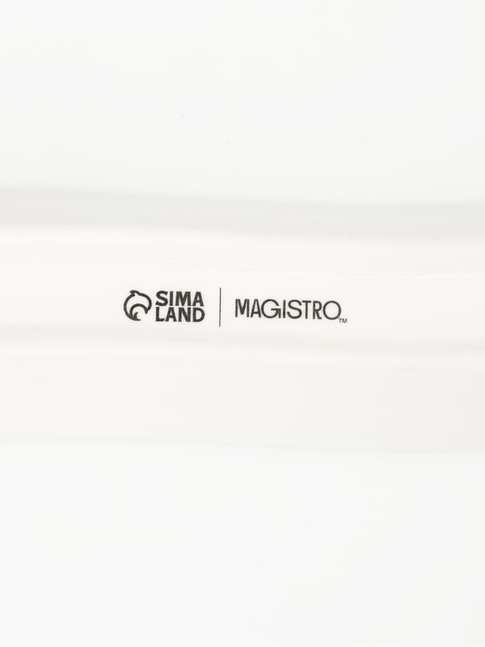 Блюдо для оливок Magistro «Бланш», 29.5×6 см, фарфор, белое