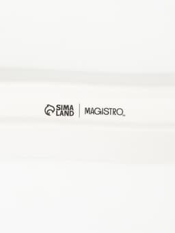 Блюдо для оливок Magistro «Бланш», 29.5×6 см, фарфор, белое