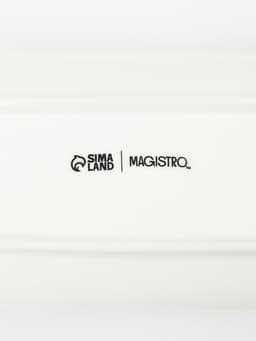 Блюдо Magistro «Бланш», 36×9×5 см, фарфор, белое