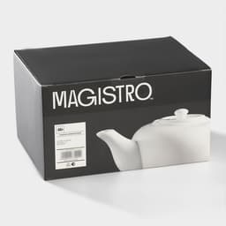 Заварочный чайник Magistro «Бланш», 1 л, фарфор, белый