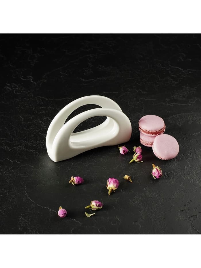 Салфетница Magistro «Бланш», 13×3.5×8 см, фарфор, белая