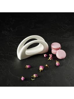 Салфетница Magistro «Бланш», 13×3.5×8 см, фарфор, белая