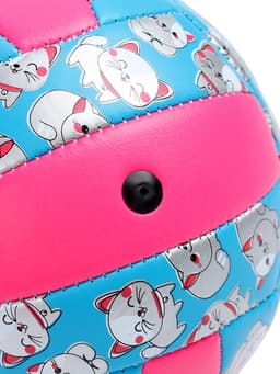 Волейбольный мяч ONLYTOP «Кошечка», машинная сшивка, 18 панелей, р. 2, PVC
