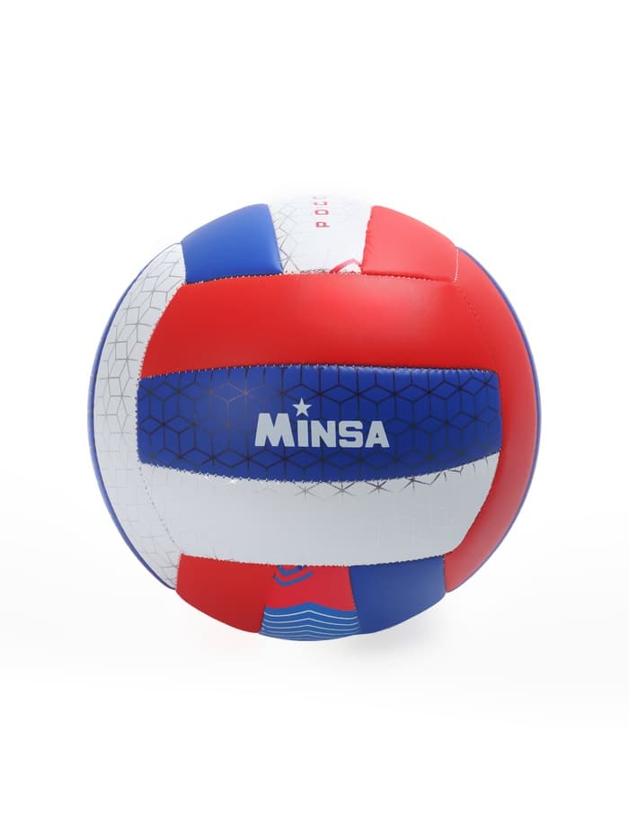 Волейбольный мяч MINSA «РОССИЯ», машинная сшивка, 18 панелей, р. 5, PVC