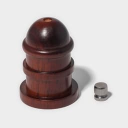 Мельница для специй Доляна «Эстет», 22×5.5 см, керамический механизм, дуб, коричневая