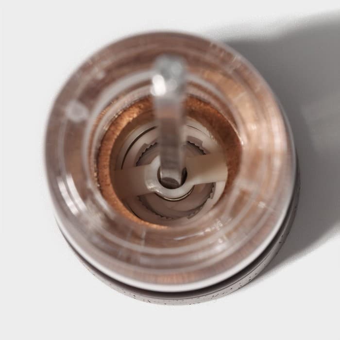 Мельница для специй Доляна «Эстет», 22×5.5 см, керамический механизм, дуб, коричневая