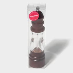 Мельница для специй Доляна «Эстет», 22×5.5 см, керамический механизм, дуб, коричневая