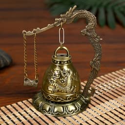 Колокол - гонг настольный металл «Дракон», d=4.5 см, 11.2×9.5×9.5 см
