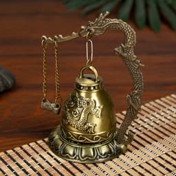 Колокол - гонг настольный металл «Дракон», d=4.5 см, 11.2×9.5×9.5 см