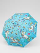 Зонт - трость детский «Радужный единорог», полуавтоматический, 8 спиц, R=39/47 см, d=78 см, МИКС