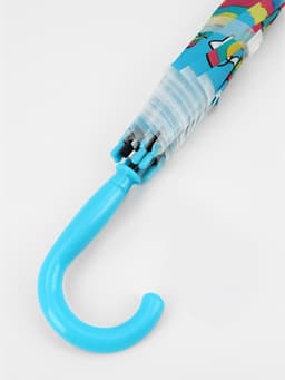 Зонт - трость детский «Радужный единорог», полуавтоматический, 8 спиц, R=39/47 см, d=78 см, МИКС