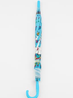 Зонт - трость детский «Радужный единорог», полуавтоматический, 8 спиц, R=39/47 см, d=78 см, МИКС